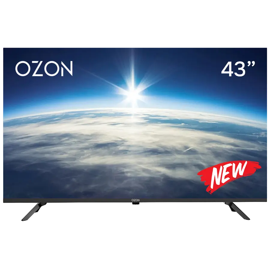 43" LED SMART TV OZON H43S7000R, 1920x1080 FHD, Android TV, Negru - photo