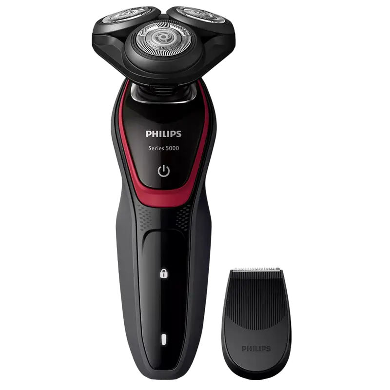 Aparat de ras electric PHILIPS Shaver series 5000 S5130/06, Negru / Roșu - photo