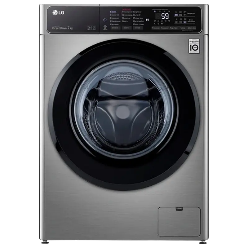 Стиральная машина LG F2T3HS6S, 7кг, Серый - photo