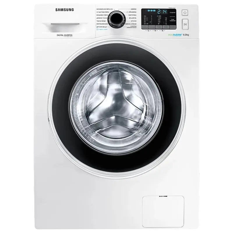 Mașină de spălat Samsung WW60J52E0HWD, 6kg, Alb - photo