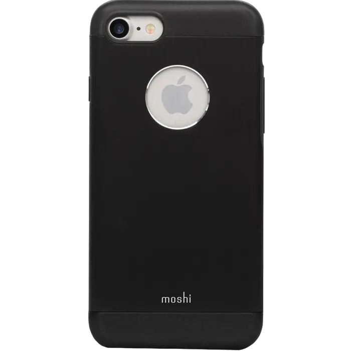 Чехол QUMO iGlaze - iPhone 7, Чёрный - photo