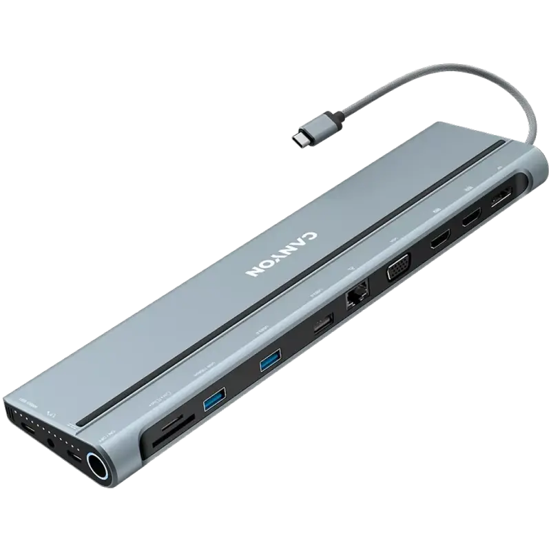 USB-концентратор Canyon DS-90, Серый - photo
