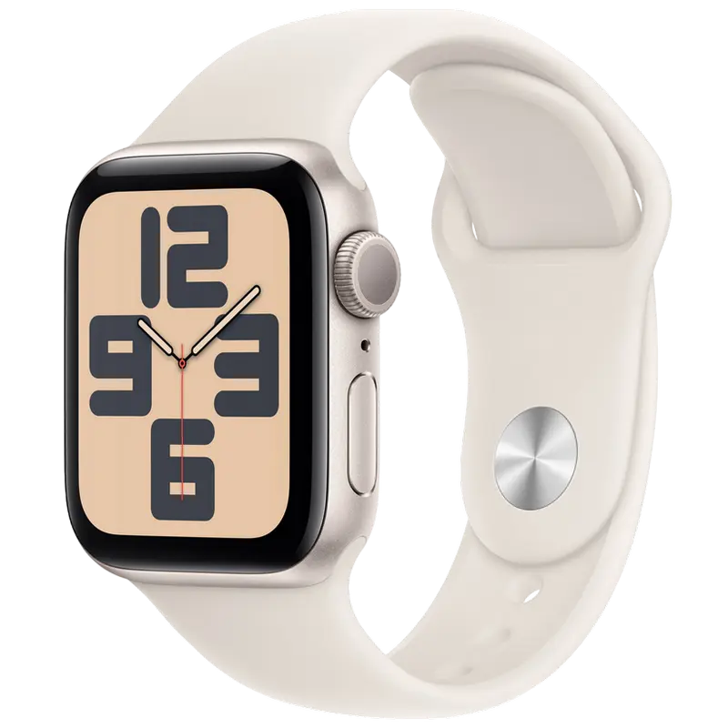 Ceas inteligent Apple Watch SE 2, 40mm, Starlight - photo