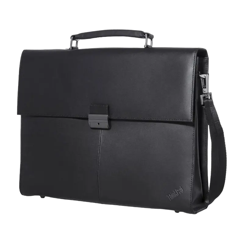 Сумка для ноутбука Lenovo Executive Leather, 14", Натуральная кожа, Чёрный - photo