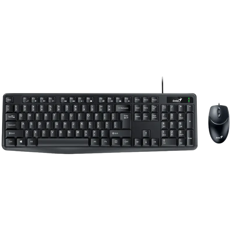 Set Tastatură + Mouse Genius KM-170, Cu fir, Negru - photo