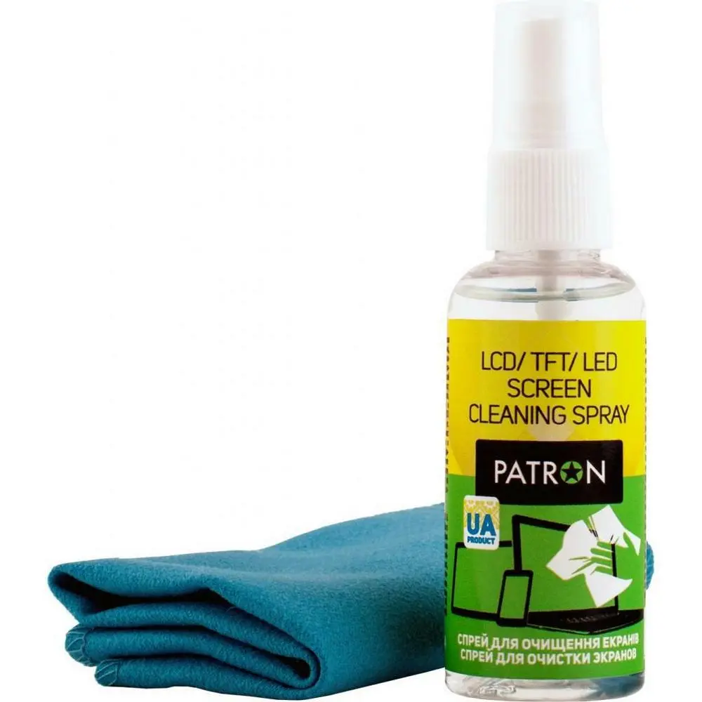 Cleaning set for screens  PATRON "F3-015" (Sprey 50ml+Wipe) Patron - photo