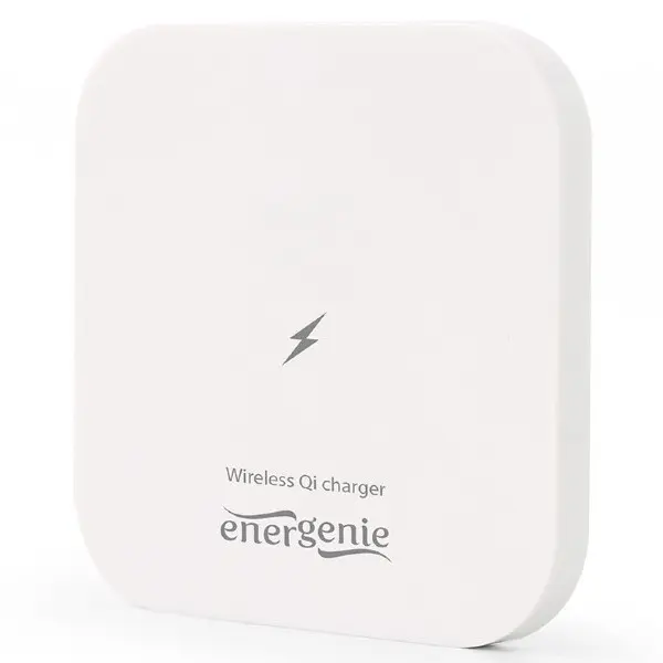 Încărcător wireless Energenie Wireless Qi Charger, 5W, Alb - photo