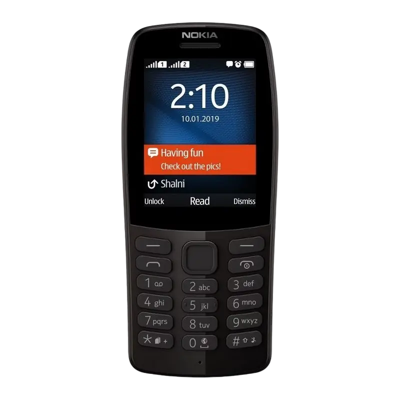Telefon mobil Nokia 210, Negru - photo