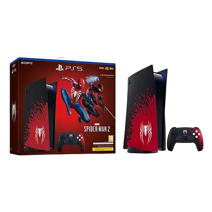Consolă de jocuri SONY PlayStation 5, Negru | Roșu, Marvel’s Spider-Man 2 Limited Edition - photo