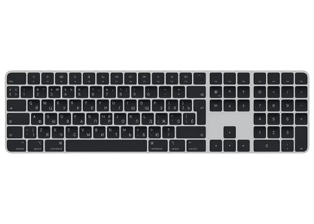 Tastatură Apple Magic Keyboard with Touch ID and Numeric Keypad, Fără fir, Negru - photo