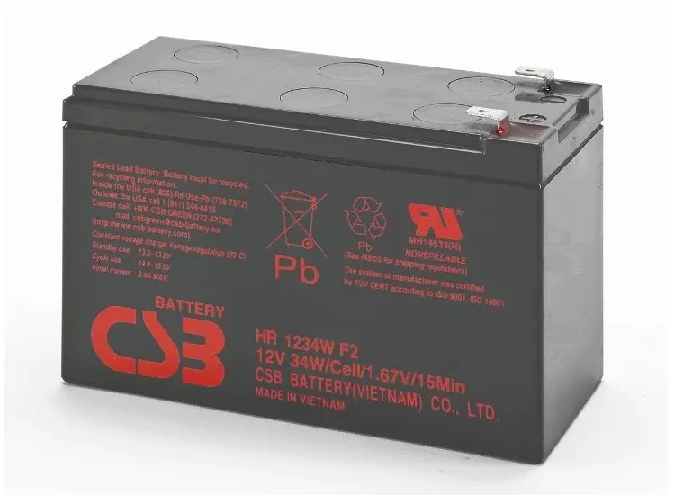 Аккумулятор для резервного питания Ultra Power HR12-34W, 12В, 8А*ч - photo