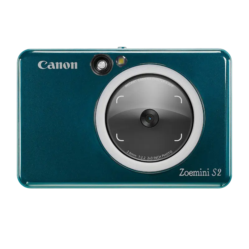 Imprimantă foto Canon Zoemini S2 ZV223, 2.0” x 3.0”, Turcoaz - photo