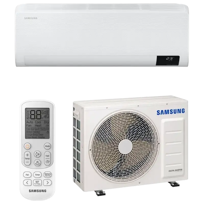 Sistem Split Samsung AR09ASHCBWKNER, 9BTU/h, Alb - photo