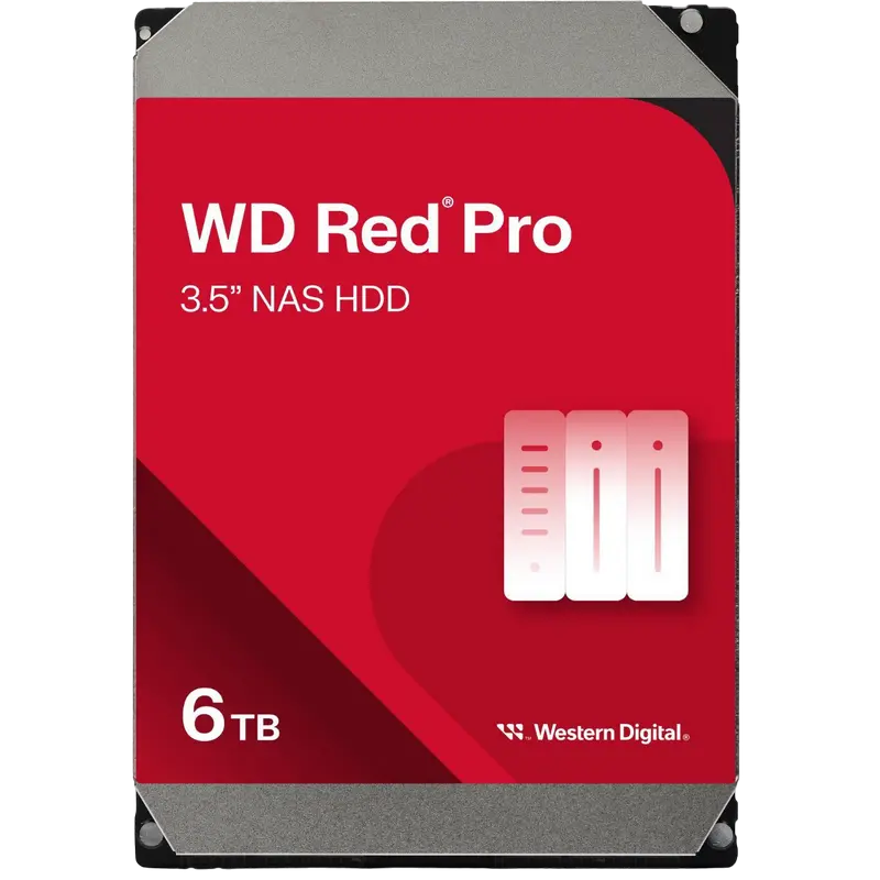 Жесткий диск Western Digital WD Red Pro, 3.5", 6 ТБ <WD6005FFBX> - photo