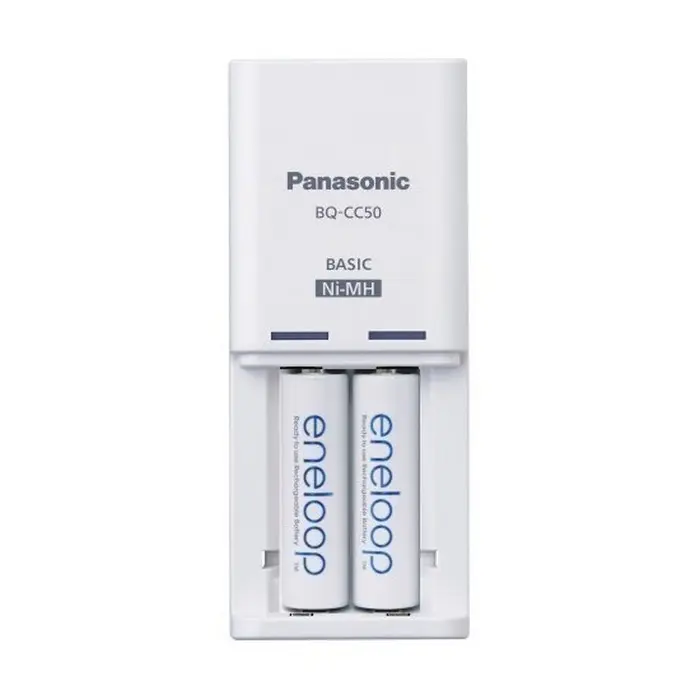 Panasonic "Basic" Charger 2-pos AA/AAA + 2AA 2000mAh, K-KJ50MCD20E - photo