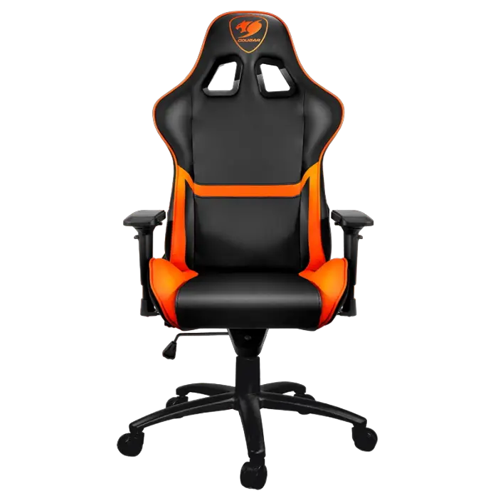 Игровое кресло Cougar Armor, Искусственная кожа, Чёрный/Оранжевый - photo