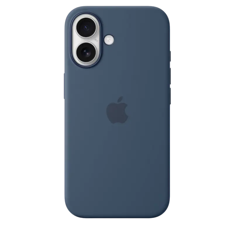 Чехол Apple iPhone16 Silicone Case with MagSafe, Denim - photo