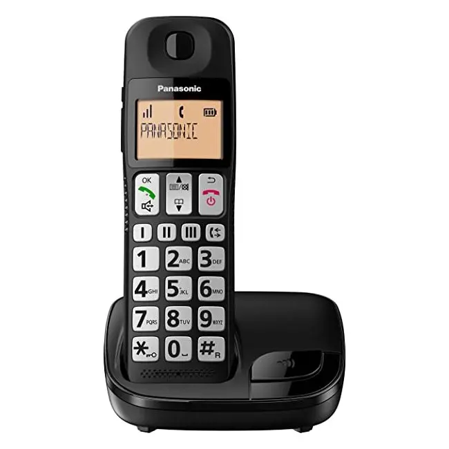 Telefon DECT Panasonic KX-TGE110, Negru - photo