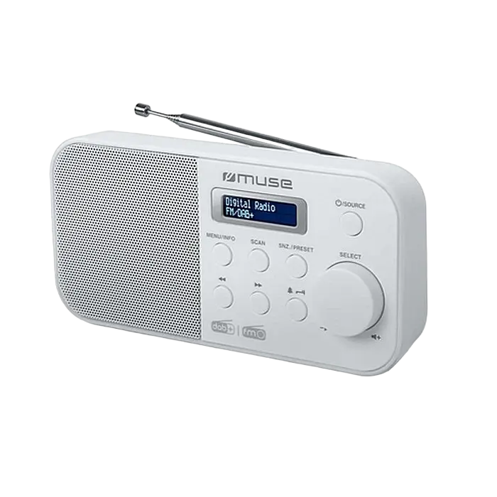 Портативное радио MUSE M-109 DBW, Белый - photo