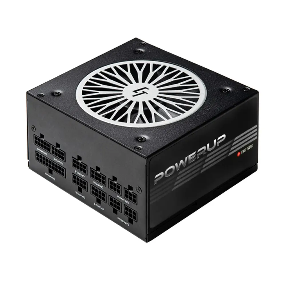 Power Supply ATX 850W Chieftec PowerUP GPX-850FC, 80+ Gold, Active PFC, 120mm, Fully modular - photo