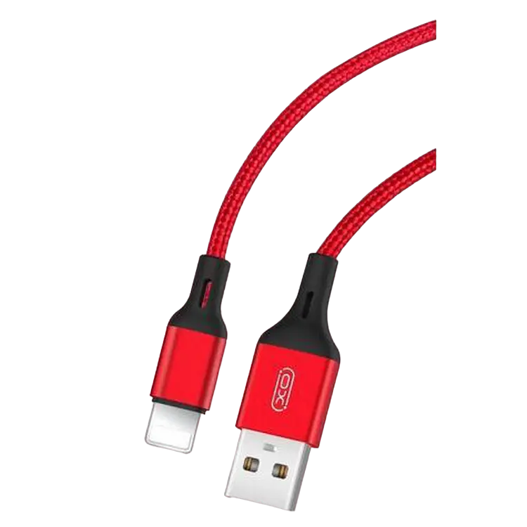 Кабель для зарядки и синхронизации XO NB143 Type-C, USB Type-A/USB Type-C, 1м, Красный - photo