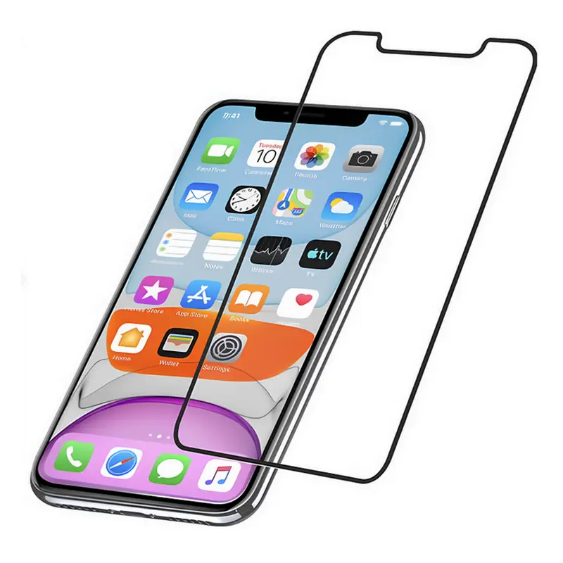 Sticlă de protecție Cellularline Impact Glass Capsule - iPhone XR/11, Negru - photo