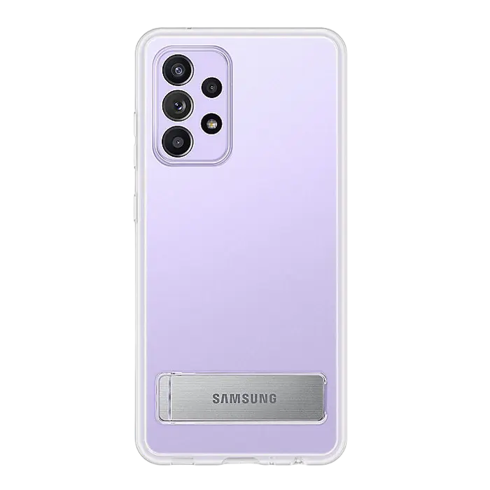 Задний чехол Samsung Clear Standing Cover - Galaxy A72, Прозрачный - photo