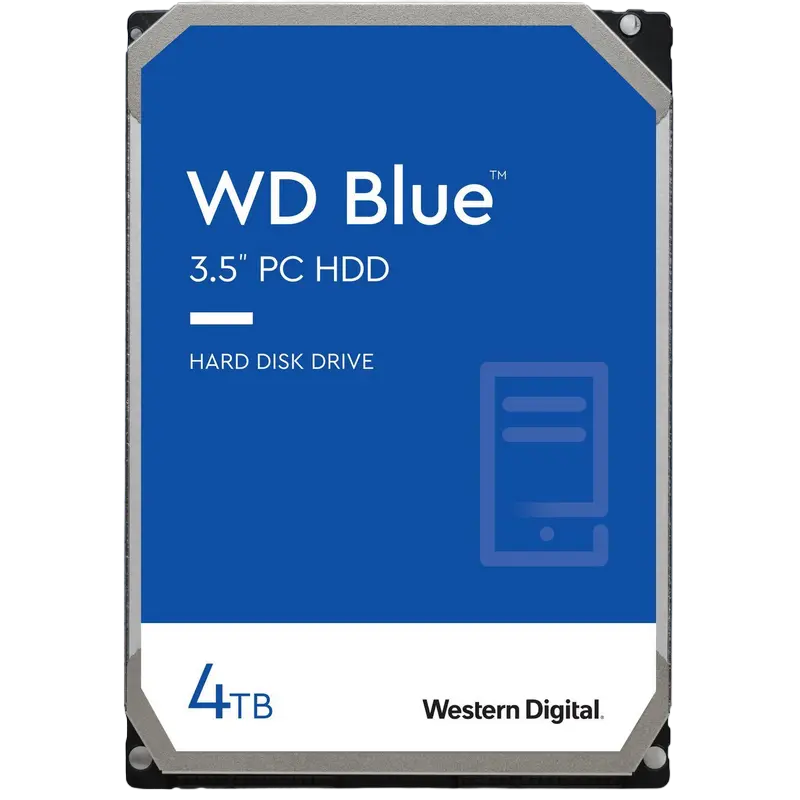 Жесткий диск Western Digital WD Blue, 3.5", 4 ТБ <WD40EZAX> - photo