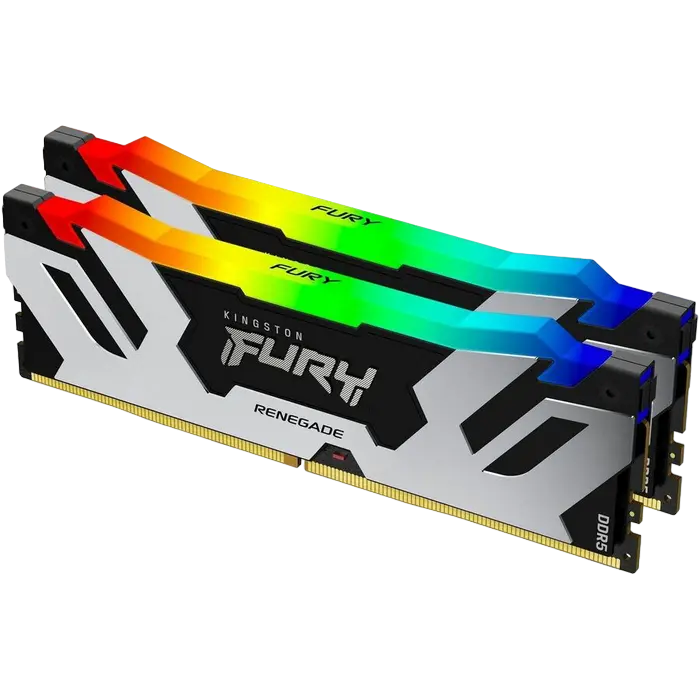 Оперативная память Kingston FURY Renegade RGB, DDR5 SDRAM, 6400 МГц, 96Гб, KF564C32RSAK2-96 - photo