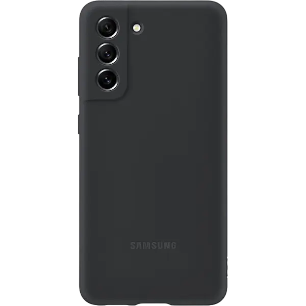Husă Samsung Silicone Cover for Galaxy S21 FE, Negru - photo