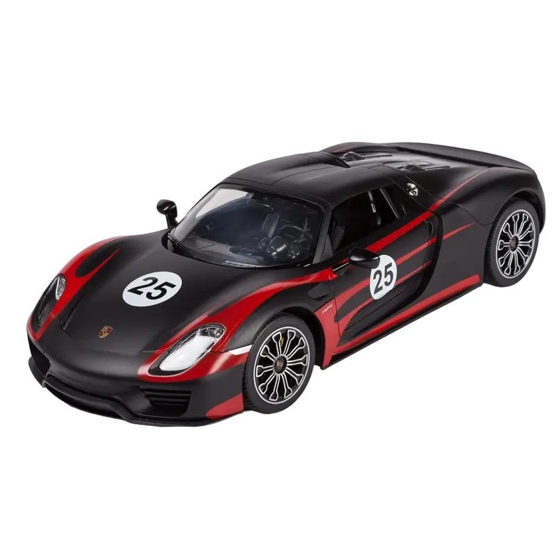 Jucărie cu telecomandă Rastar PORSCHE 918 Spyder Performance, 1:14, Negru (70770) - photo