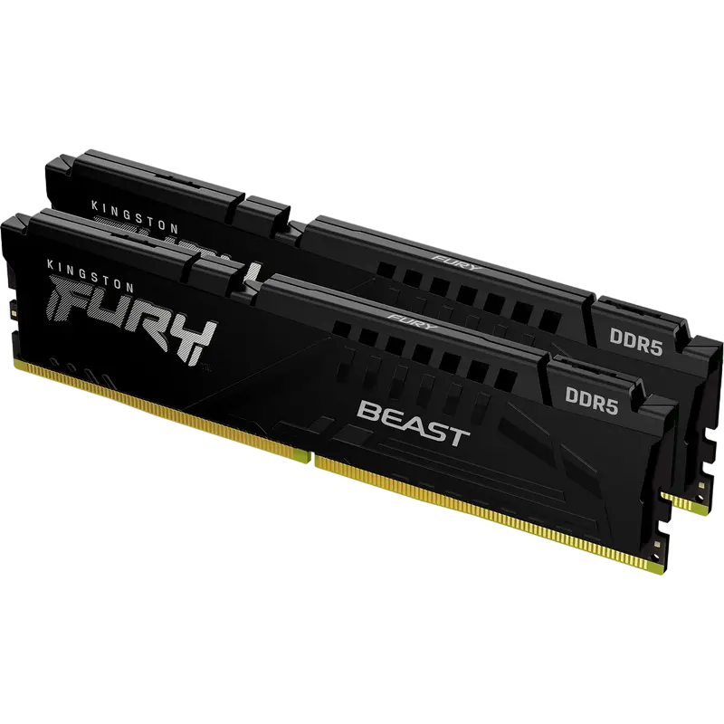 Оперативная память Kingston FURY Beast, DDR5 SDRAM, 6000 МГц, 32 Гб, KF560C30BBEK2-32 - photo