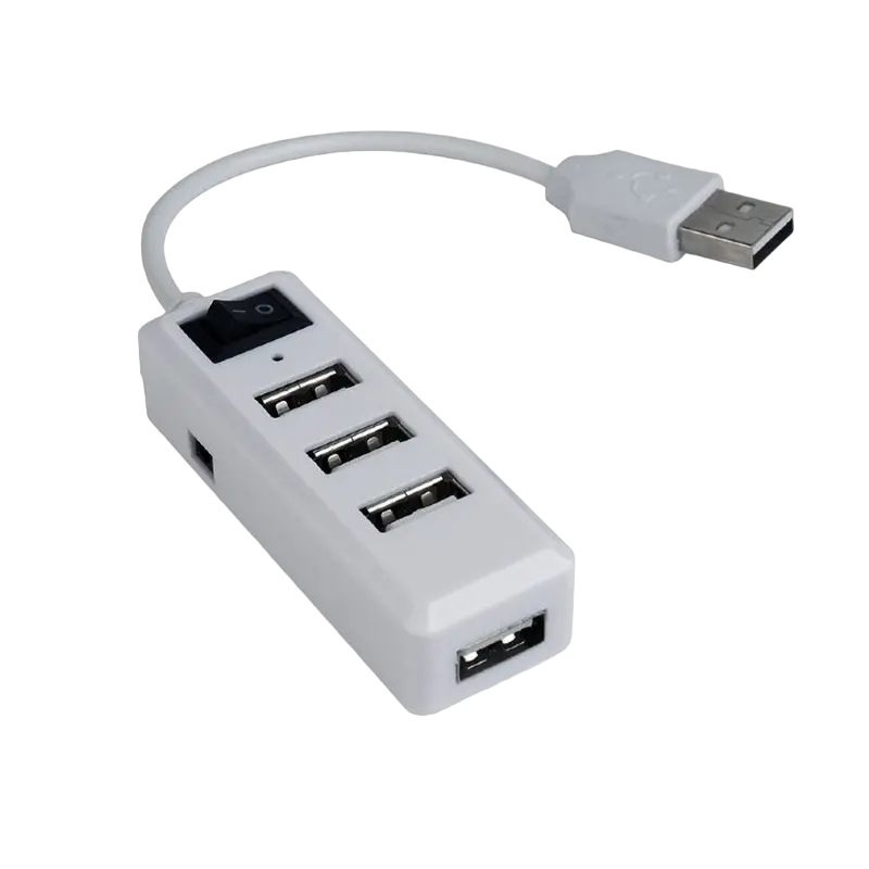 USB-концентратор Gembird UHB-U2P4-21, Белый - photo
