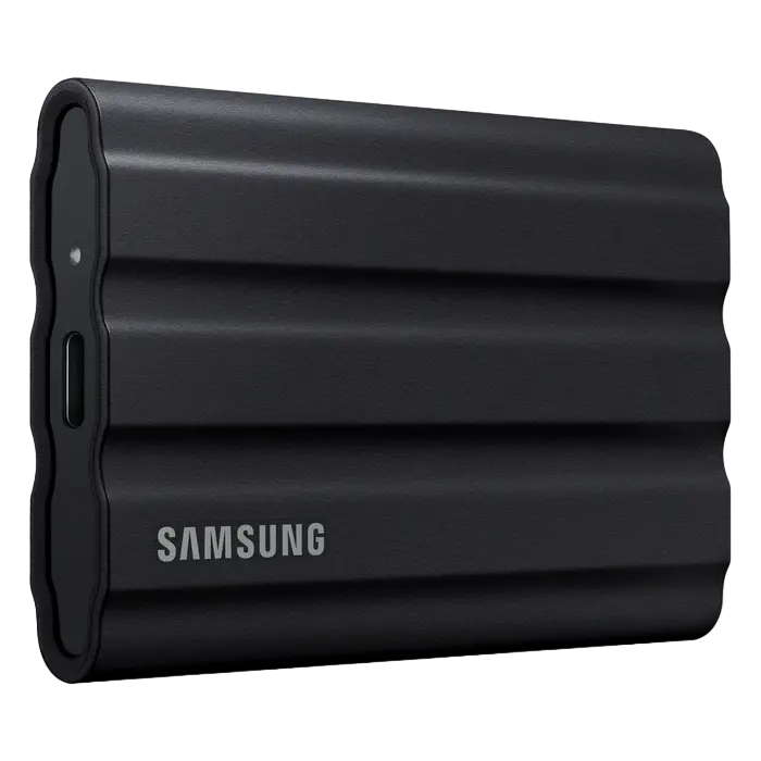 SSD portabil extern Samsung Portable SSD T7 Shield, 4 TB, Negru (MU-PE4T0S/WW) - photo