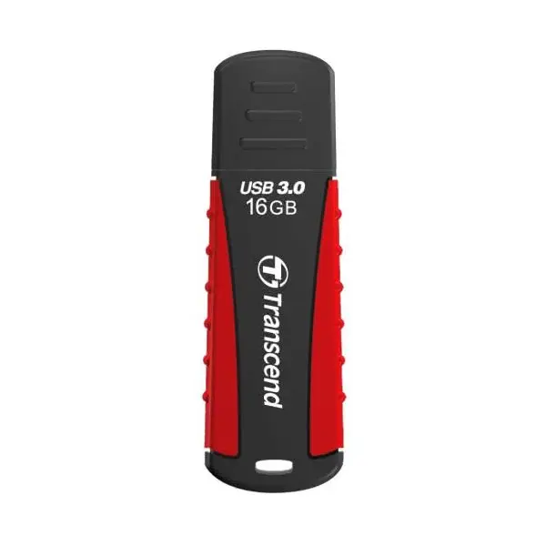 USB Flash накопитель Transcend JetFlash 810, 16Гб, Черный/Красный - photo