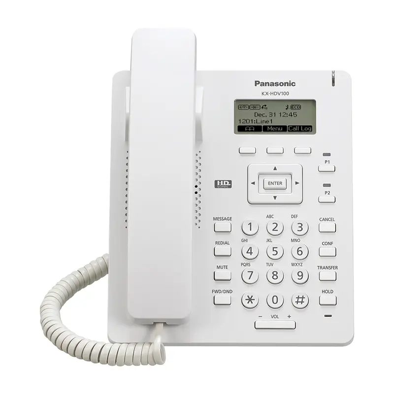 IP Телефон Panasonic KX-HDV100, Белый - photo