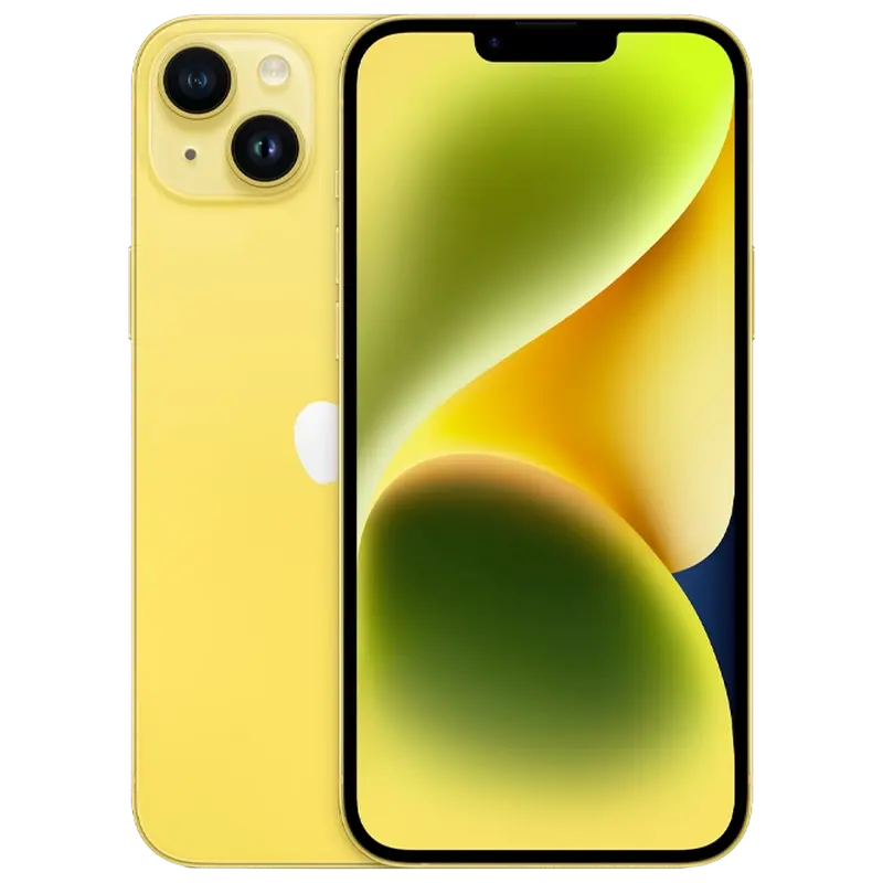 Smartphone Apple iPhone 14, 6GB/128GB, Yellow - photo