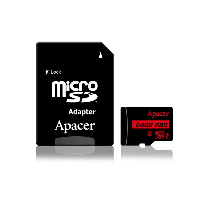 Card de Memorie Apacer microSDHC UHS-I U1 Class 10, 64GB (AP64GMCSX10U5-R) - photo