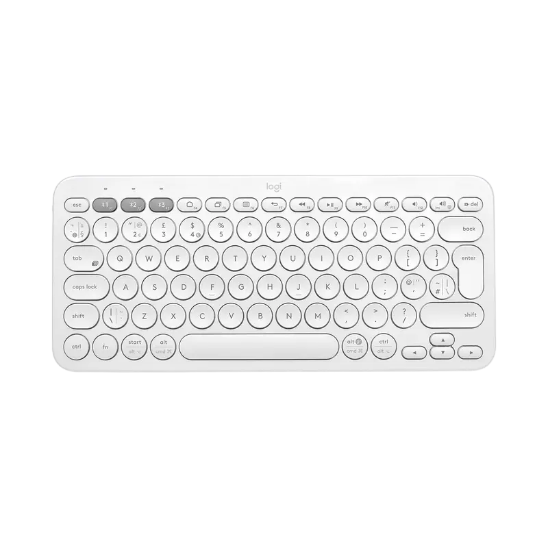 Клавиатура Logitech K380S, Беспроводное, Белый - photo