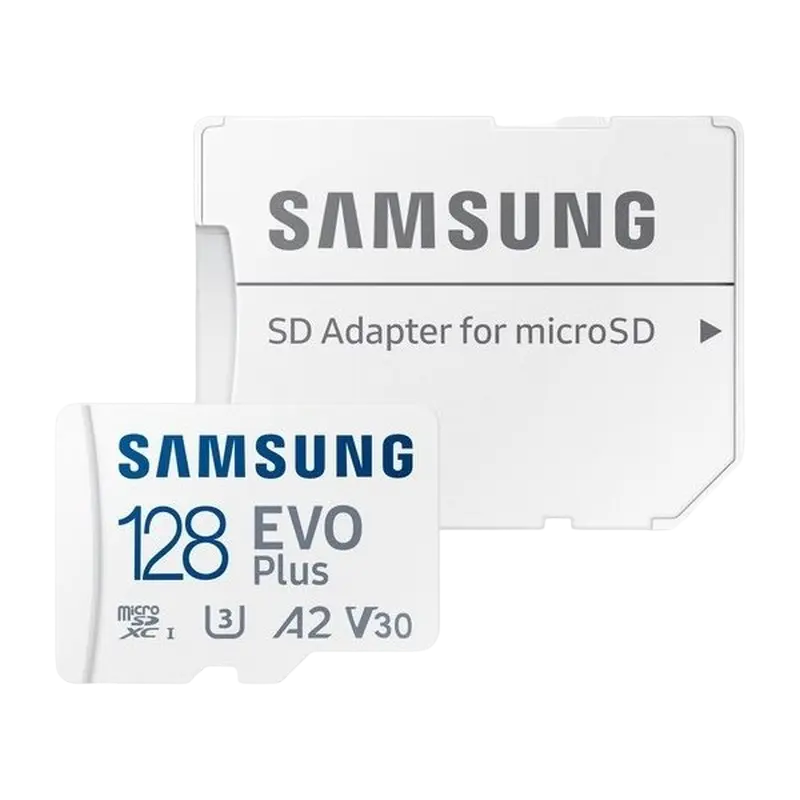 Карта памяти Samsung EVO Plus MicroSDXC, 128Гб (MB-MC128SA/KR) - photo