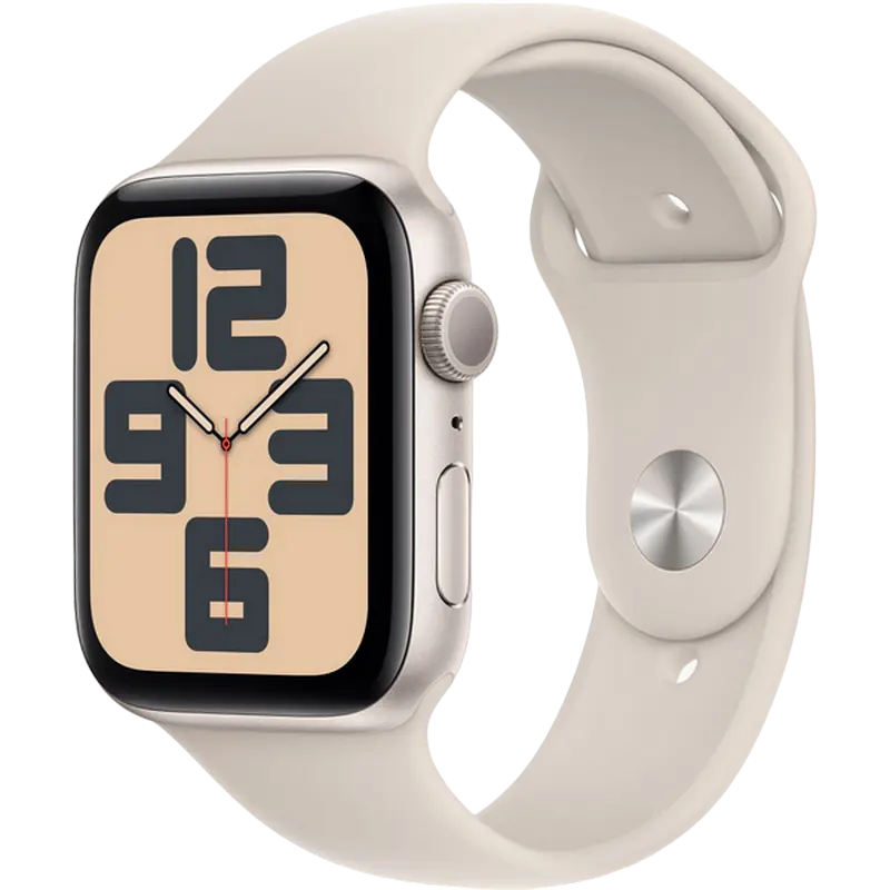 Ceas inteligent Apple Watch SE 2, 44mm, Starlight - photo