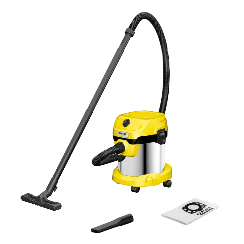 Пылесос Karcher WD 2 Plus S V-15/4/18 1.628-050.0, Жёлтый - photo