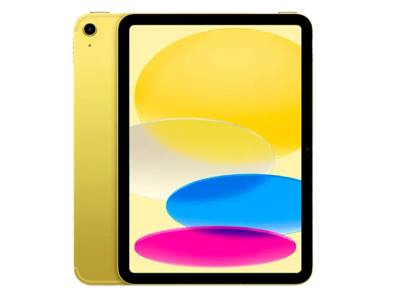 Планшет Apple iPad 10.9" (10th gen) A2757, WiFi + Cellular, 64Гб, Жёлтый - photo