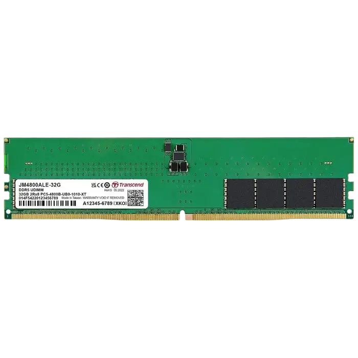 Memorie RAM Transcend JetRam, DDR5 SDRAM, 4800 MHz, 32 GB, JM4800ALE-32G - photo