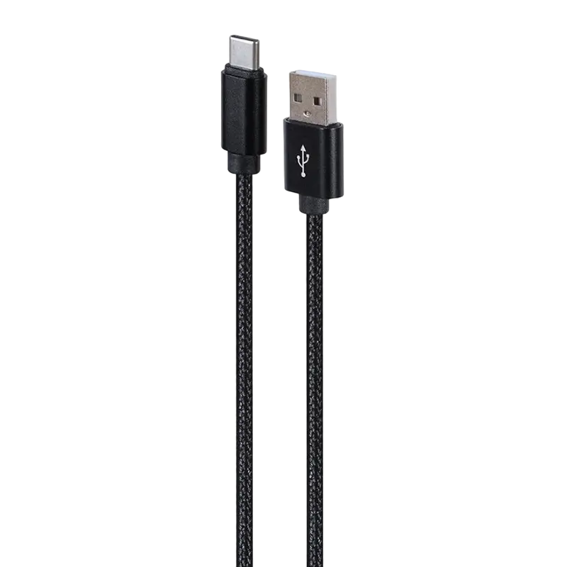 Кабель для зарядки и синхронизации Cablexpert Type-C/USB2.0,  1.8 м, Чёрный - photo