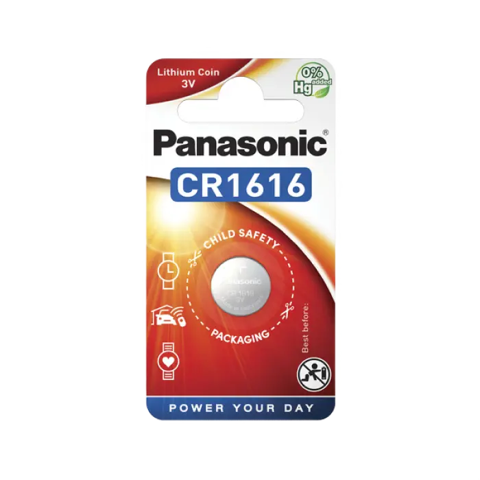Baterii rotunde Panasonic CR-1616EL, CR1616, 1buc. - photo