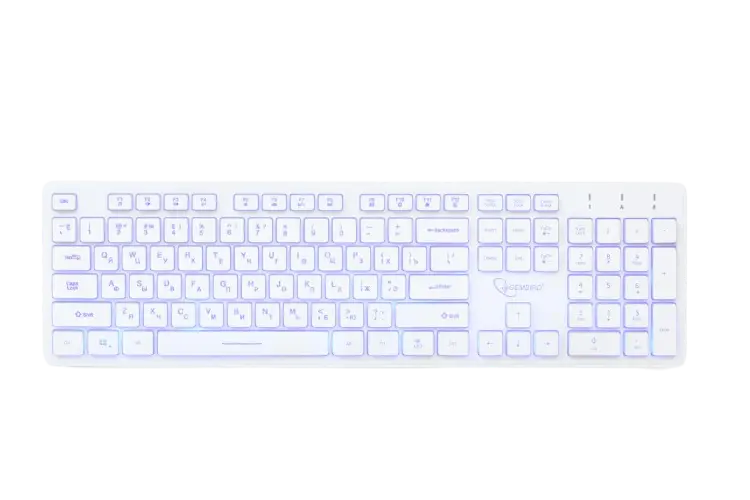 Tastatură Gembird KB-UML3-01-W-RU, Cu fir, Alb - photo
