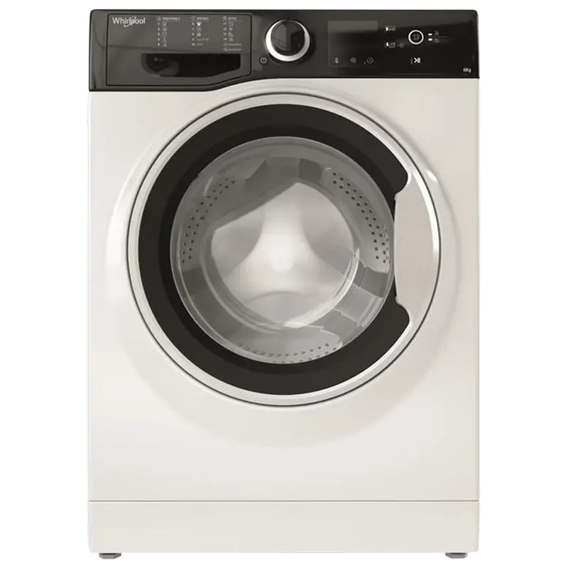 Mașină de spălat Whirlpool WRBSS 6215 B EU, 6kg, Alb - photo