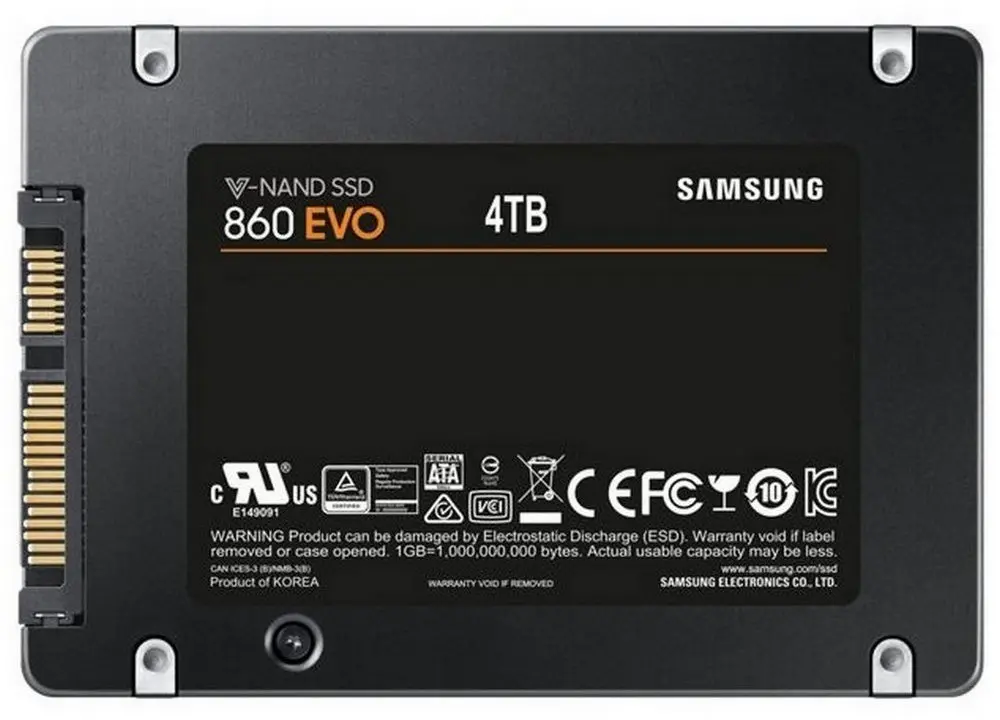 Unitate SSD Samsung 860 EVO  MZ-76E4T0, 4000GB, MZ-76E4T0BW - photo