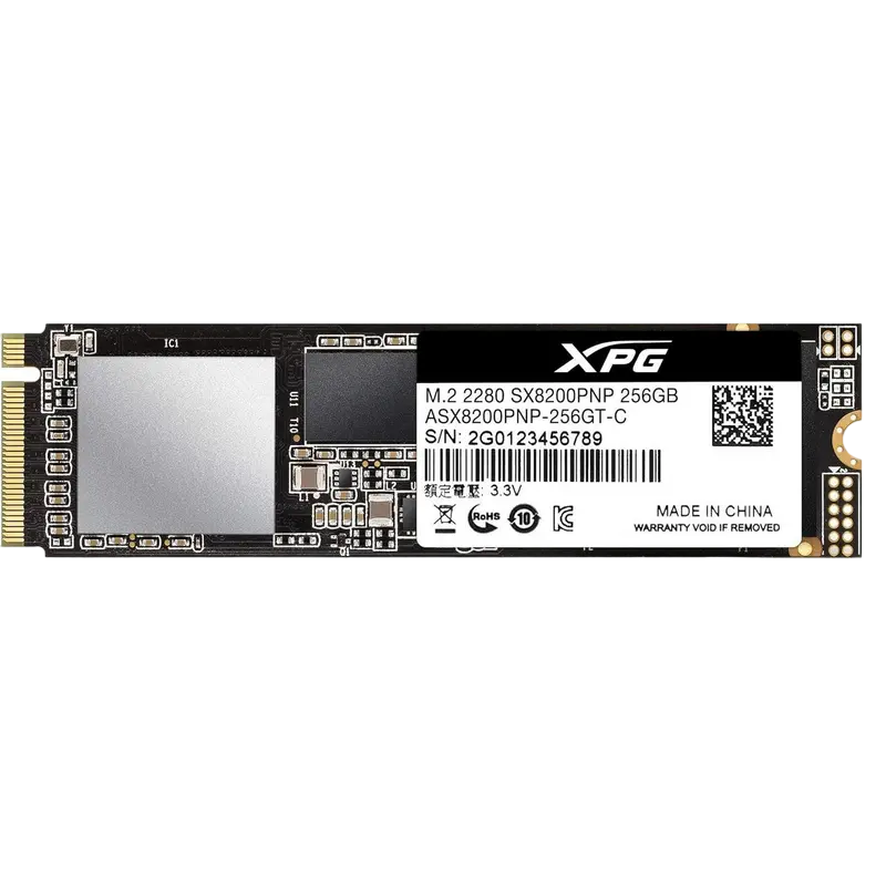 Накопитель SSD ADATA XPG SX8200 Pro, 256Гб, ASX8200PNP-256GT-C - photo